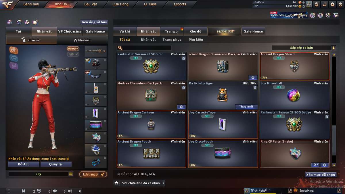 shop acc cf uy tin gia re